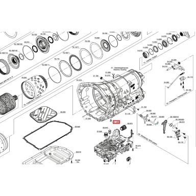 8HP90 transmission housing sealing sleeve