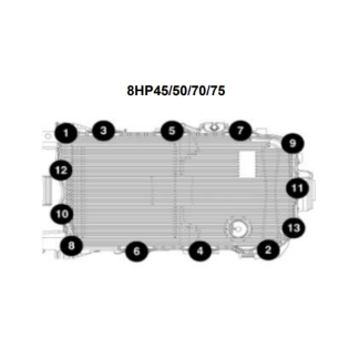 ZF 8HP70 8HP75 alyvos karteris su filtru 1