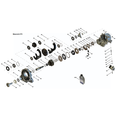 Комплект уплотнений ATC Maserati Quattroporte, Ghibli, Levante Комплект уплотнений ATC Maserati Quattroporte, Ghibli, Levante