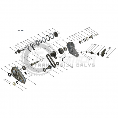 BMW ATC500 ATC400 ATC700 Clutch Thrust Washer 2 BMW ATC500 ATC400 ATC700 Clutch Thrust Washer 2