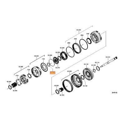 Axialnadellager 9HP48 3 Axialnadellager 9HP48 3