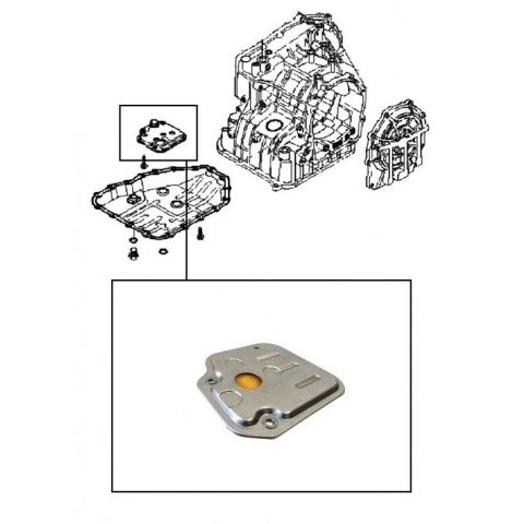 F4A42, A4CF1, A4CF2 Transmisijos filtras 1 F4A42, A4CF1, A4CF2 Transmisijos filtras 1