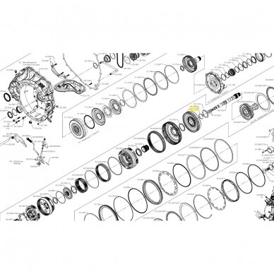 Барабан муфты Dog Clutch 9HP48, 9HP50 5 Барабан муфты Dog Clutch 9HP48, 9HP50 5