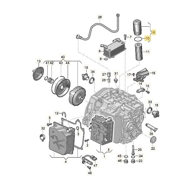 Außenfilterabdeckung DQ381 (0GC) DSG 3