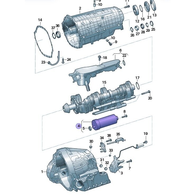 DL382 (0CK) accumulator without bracket 3 DL382 (0CK) accumulator without bracket 3