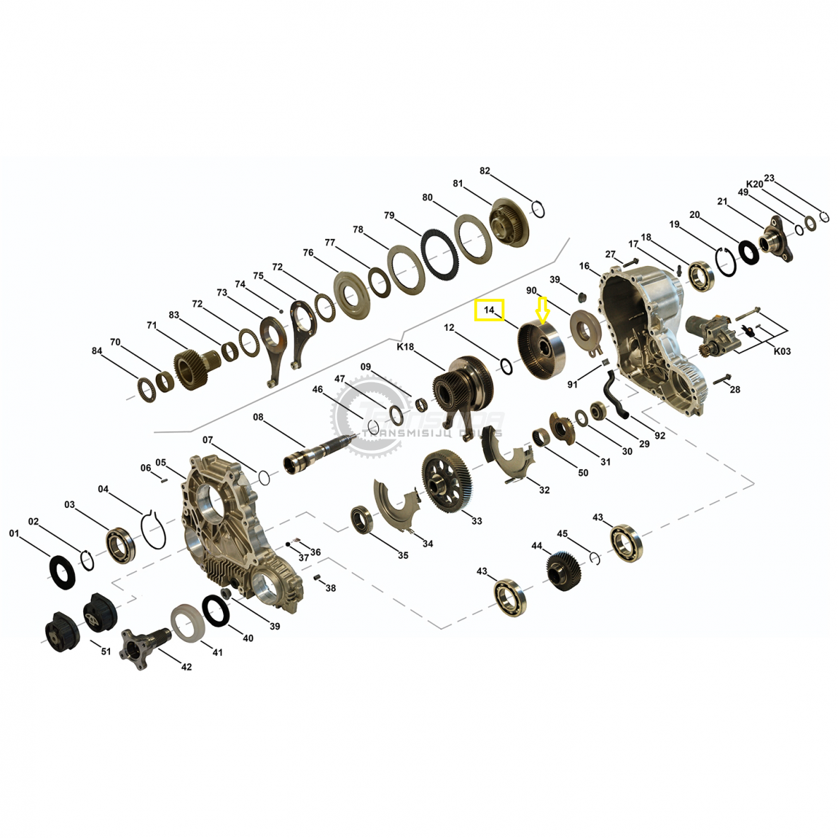 BMW ATC300 / ATC400 / ATC500 / ATC700  Transfer case Drum 2