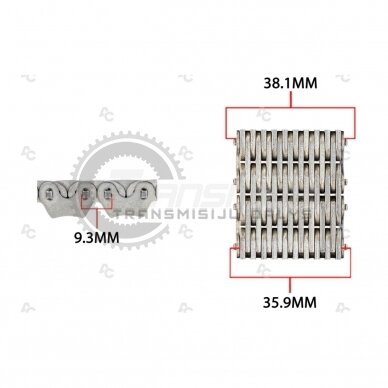 Verteilergetriebekette HV523 DCS 1 Verteilergetriebekette HV523 DCS 1