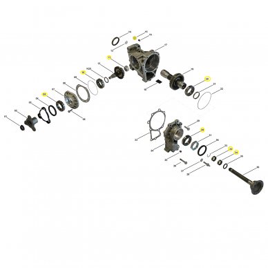 VAA350+ Angle Drive Bearing Kit 1
