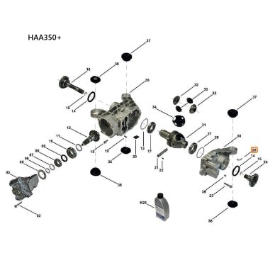 HAA350+ / HAA450 breather pipe 1