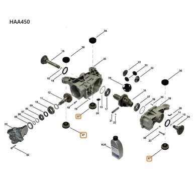 HAA450 differential mount HAA450 differential mount