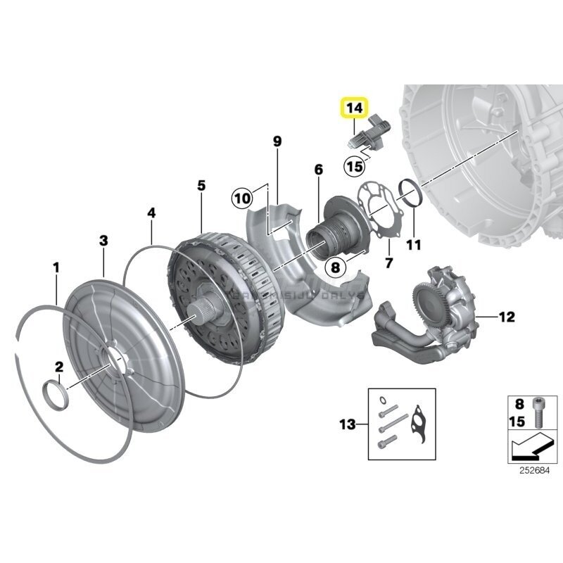 GS7D36SG / 7DCI700 speed and temperature sensor 2