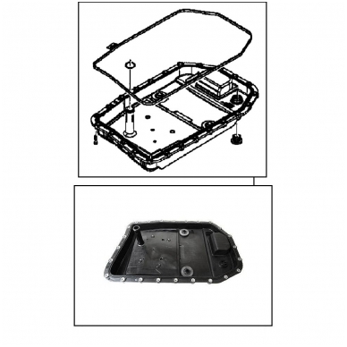 ZF 6HP19 / 6HP21 oil pan with filter 2 ZF 6HP19 / 6HP21 oil pan with filter 2