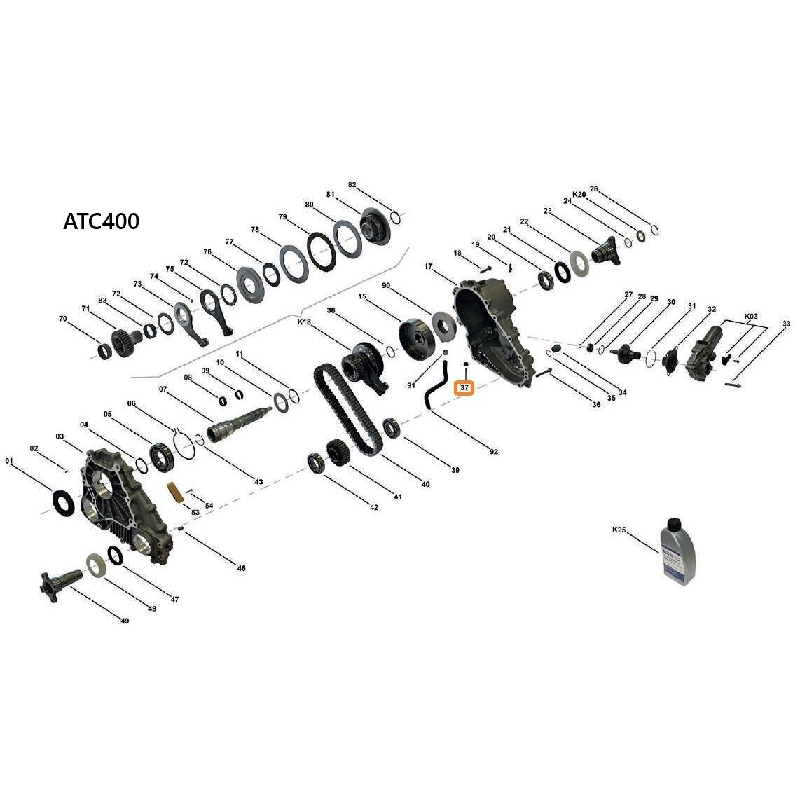 ATC transfer case magnet 1