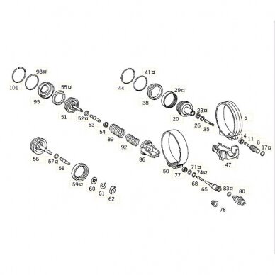 722.3 B1 brake seal kit 1 722.3 B1 brake seal kit 1