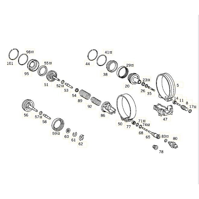 722.3 B1 brake seal kit 1 722.3 B1 brake seal kit 1