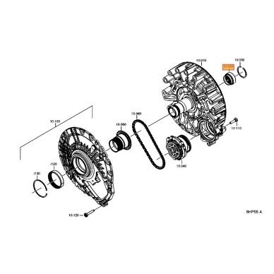 ZF 8HP rear stator support needle roller bearing 2