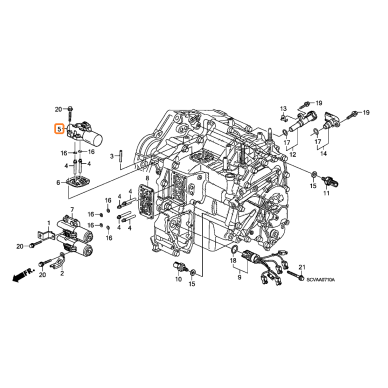 Линейный соленоид A Honda 28250-RPC-003 2 Линейный соленоид A Honda 28250-RPC-003 2