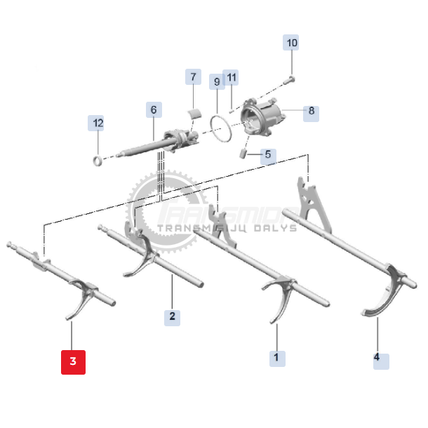Shift Rod 5th/6th Gear | Transmission parts