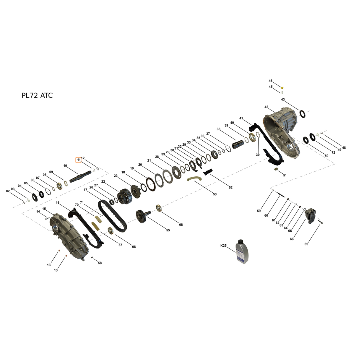 PL72 ATC ring PL72 ATC ring
