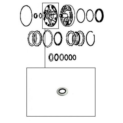 ZF 4HP, 5HP, 6HP alyvos siurblio sandarinimo poveržlė 1 ZF 4HP, 5HP, 6HP alyvos siurblio sandarinimo poveržlė 1
