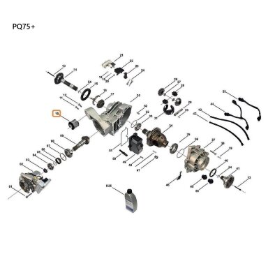 PQ75+ įvorė PQ75+ įvorė
