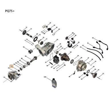 Sechskant-Bundmutter PQ75+ 1