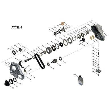 Комплект регулировочных шайб ATC13, ATC300, ATC350, ATC35L, ATC450, ATC45L Комплект регулировочных шайб ATC13, ATC300, ATC350, ATC35L, ATC450, ATC45L