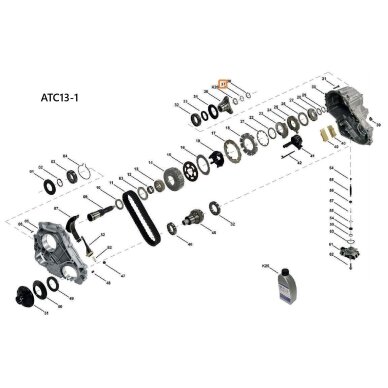 Einstellscheibensatz ATC13, ATC300, ATC350, ATC35L, ATC450, ATC45L 1