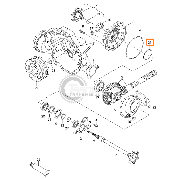 Adjustment washer | Transmission parts