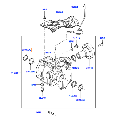 Dichtring LR001950 1 Dichtring LR001950 1