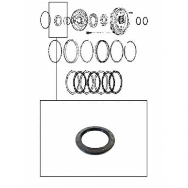 A6LF pump oil seal 47x64x6 (diesel) 1 A6LF pump oil seal 47x64x6 (diesel) 1
