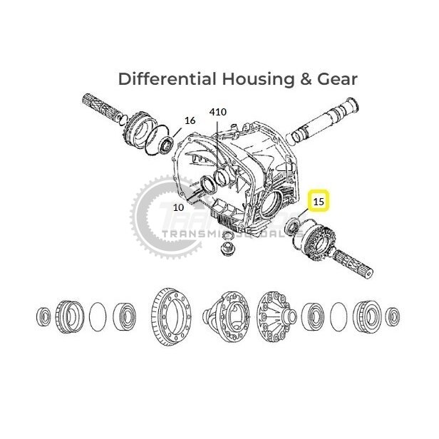 Subaru 4EAT / 5EAT left axle seal 1