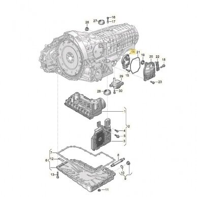 0CK transmission drive position sensor 1 0CK transmission drive position sensor 1
