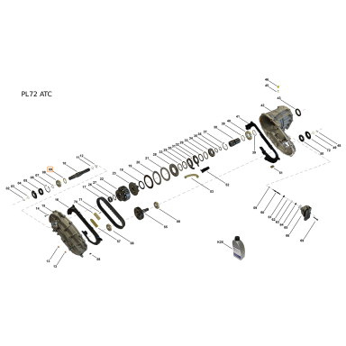 регулировочная шайба PL72 ATC, PL72 T, VAA550 регулировочная шайба PL72 ATC, PL72 T, VAA550