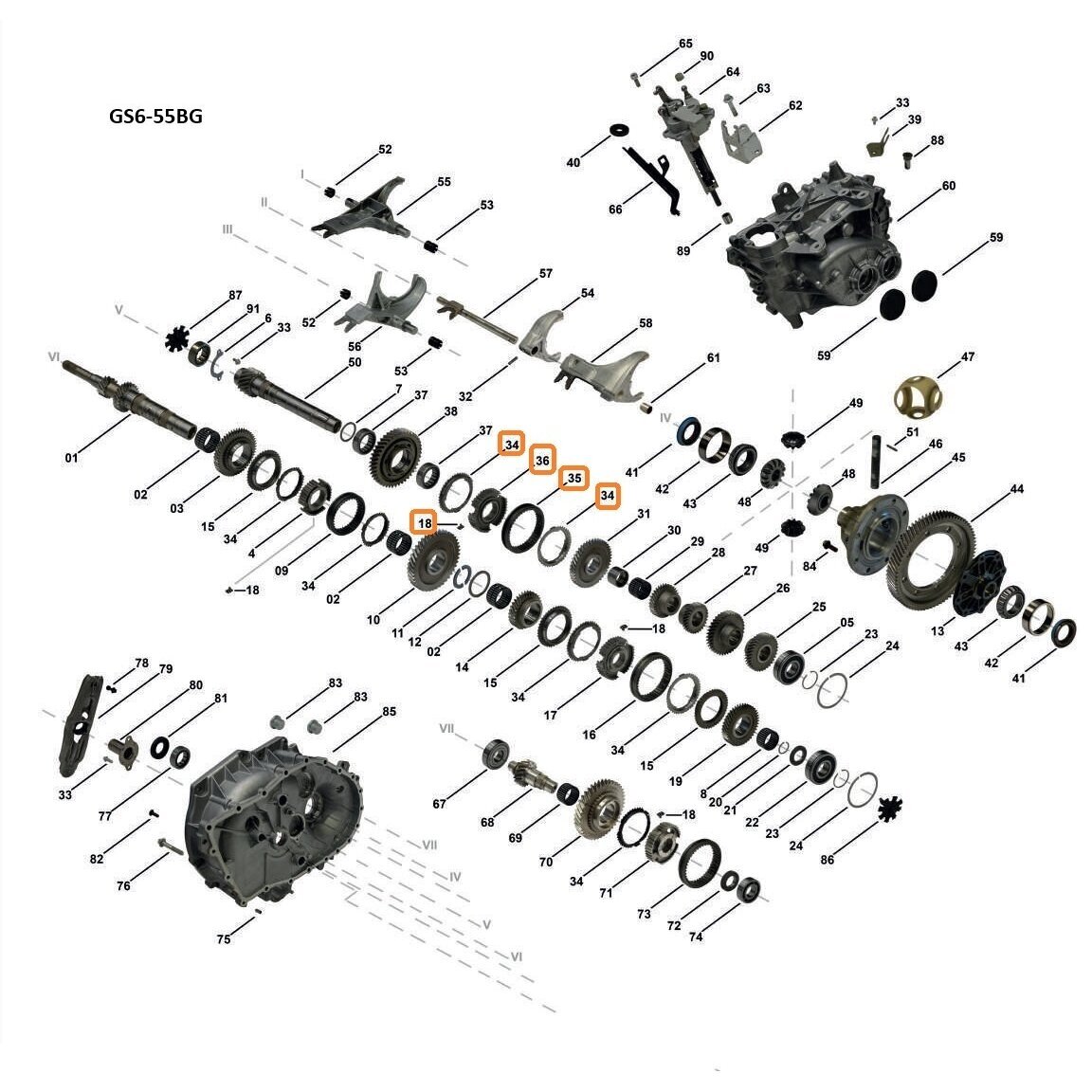 Synchroniser Body ASM