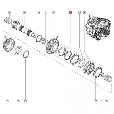 Synchronizer 326401354R 2
