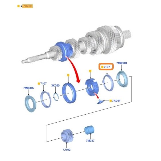 Synchronizer ring | Transmission parts