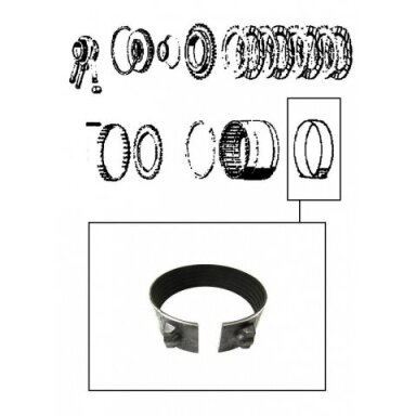 Bremsband B2 hinten 50 mm 722.0 / 722.1 / 722.2