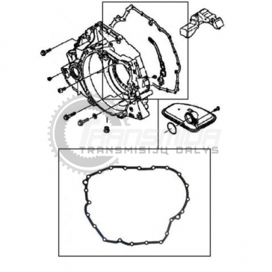 4HP20 pagrindinio korpuso tarpinė 1 4HP20 pagrindinio korpuso tarpinė 1