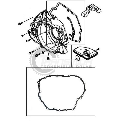 4HP20 pagrindinio korpuso tarpinė 1 4HP20 pagrindinio korpuso tarpinė 1