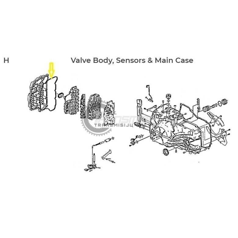 6T30 / 6T40 Valve Body Cover Gasket 1