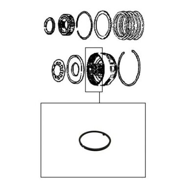 62TE low clutch sealing ring 62TE low clutch sealing ring