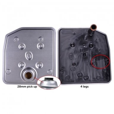 6R60E, 6R65E, 6R75E, 6R80E transmission filter