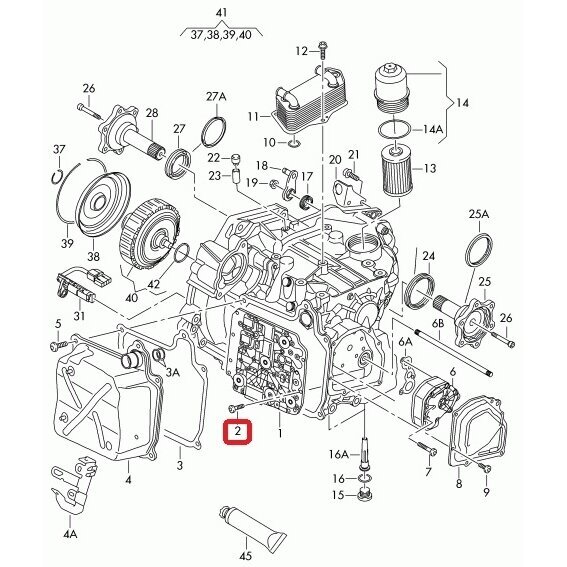 Mechatronik-Schraube M6x35 02E / 0BH / 0GC 1