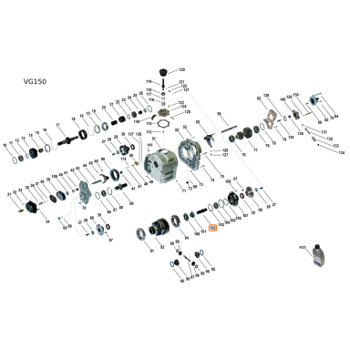 VG150 Input shaft