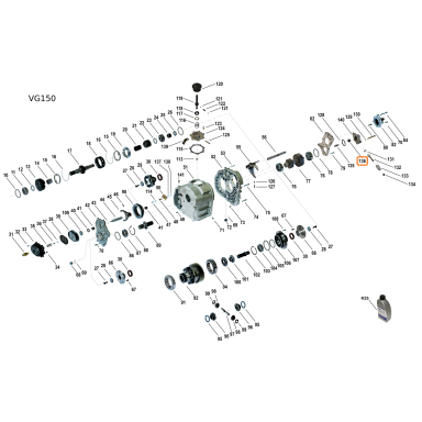 VG150 Pinion gear