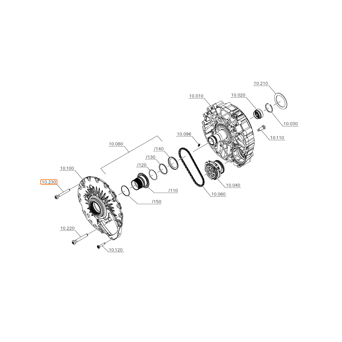 ZF 8HP Torx screw M8 x 74 1 ZF 8HP Torx screw M8 x 74 1