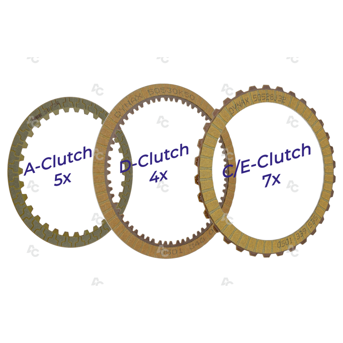ZF 8P55 / 8P70 friction plate kit 1