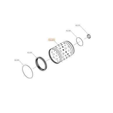 ZF 8HP didelis sankabos būgnas 2 ZF 8HP didelis sankabos būgnas 2